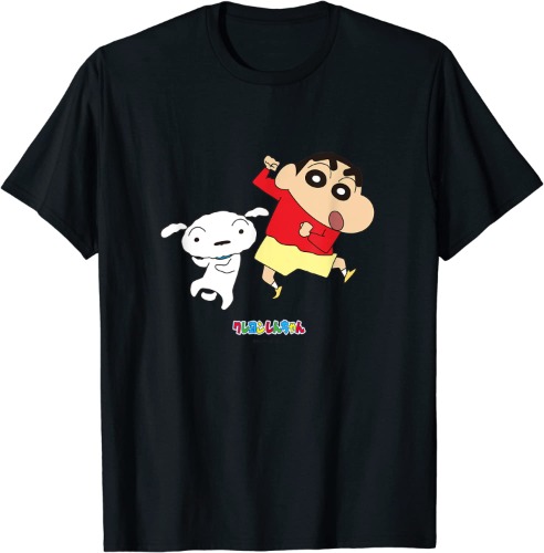 Crayon Shin-chan dances! Shin-chan and Shiro T-Shirt