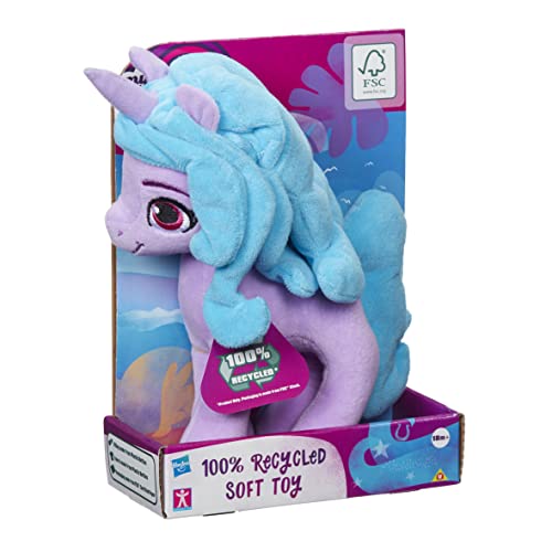 Character Options My Little Pony Izzy Eco Soft Toy, 100% Recycled materials, My Little Pony Gift, Sustainable Toy, Supersoft Plush,Blue