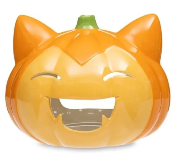 Pumpkin Snorlax Halloween Ceramic Tea Light Holder