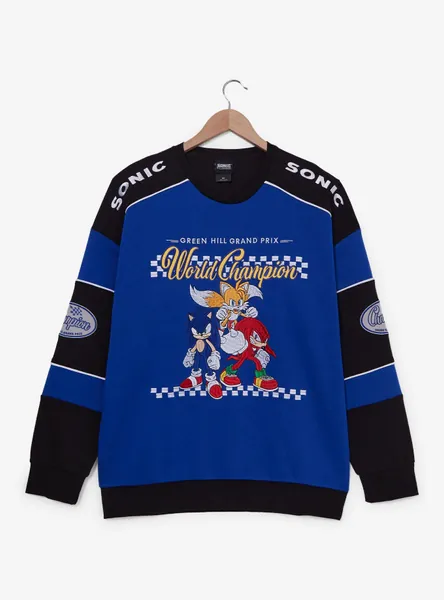 Sonic the Hedgehog World Champion Racing Crewneck — BoxLunch Exclusive