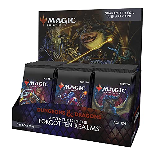 Magic: The Gathering Adventures in The Forgotten Realms Set Booster Box, 30 Packs, for ages 13+