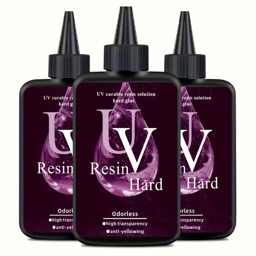 3.53/7.05/10.58oz UV Resin Clear, Hard, Upgraded Uv Crystal Resin, New Formula Ultraviolet Fast Curing Resin For Jewelry Making Craft Decoration, Hard Transparent Glue Solar Cure Sunlight Activated Uv Epoxy Resin