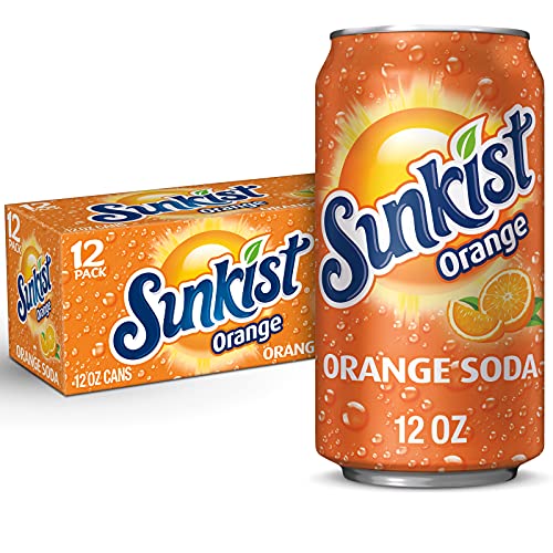 Sunkist Orange Soda, 12 Fl Oz (Pack of 12) - Regular