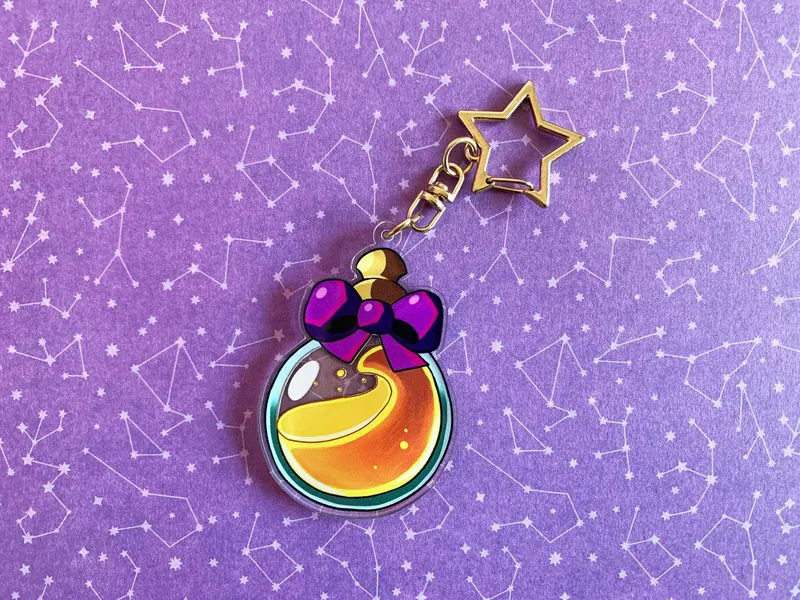 Premium Vintage - Double-Sided Keychain - Hades inspired