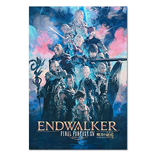Final Fantasy XIV (14) Online: Endwalker Poster - Official Key Art - FFXIV Poster (13x19) - 13x19