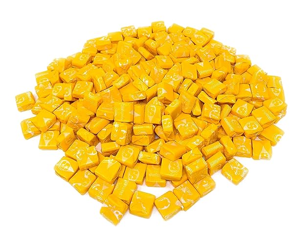 Holiday Special Starburst Yellow Lemon Chewy Candy - 1.5 lbs - All Yellow Lemon Starburst Fruit Chews - Single Flavor Soft Candy Assortment Sharing Size Bulk Family Pack - Individually Wrapped, 24 oz. - Lemon - 1.5 Pound (Pack of 1)