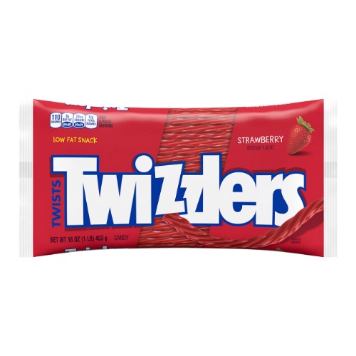 TWIZZLERS Twists Strawberry Flavored Chewy, Easter Candy Bag, 16 oz