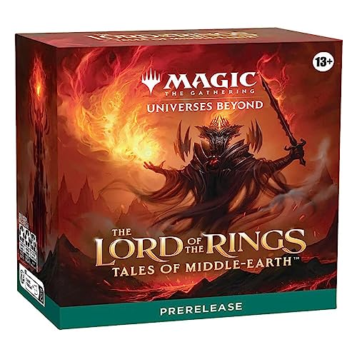 Magic The Gathering Lord of The Rings Tales of Middle-Earth Prerelease Kit - 6 Packs, Dice, Promos