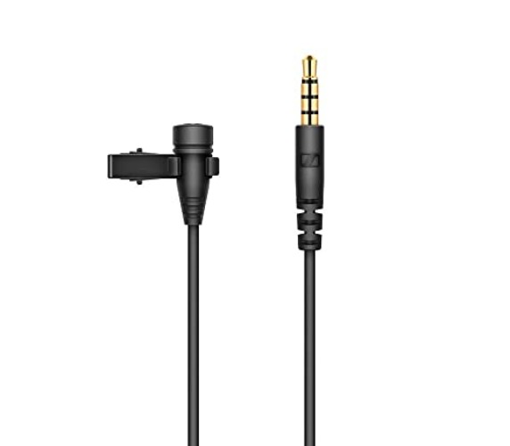 Sennheiser XS Lav, Omnidirectional Clip-On Lavalier Microphone with 3.5mm TRRS Connector for Mobile & PCs, 509260, Black - XS Lav 3.5mm TRRS