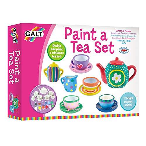 Galt Toys, Paint a Tea Set, Kids' Craft Kits, Ages 5 Years Plus - Paint A Tea Set