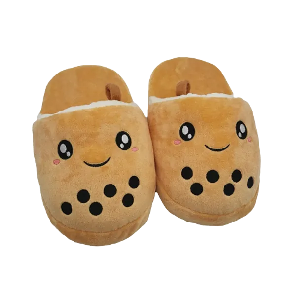 Boba Plush Slippers (2 Colors) - Original