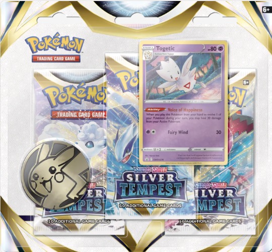 Silver Tempest 3-Pack Blister - Togetic