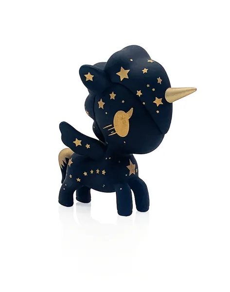 Golden Black Stars Sofubi Unicorno | Default Title