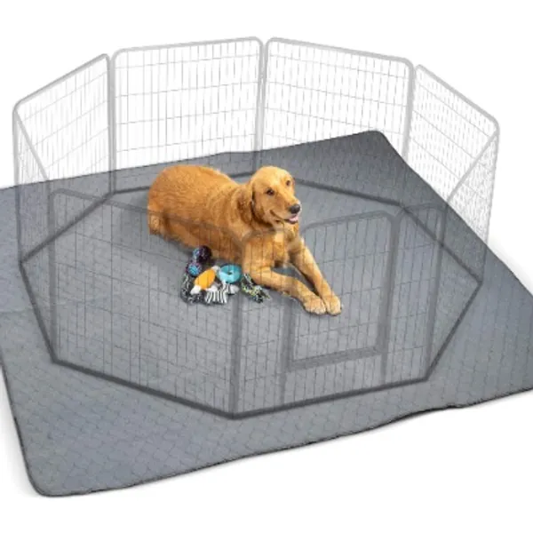 Waterproof XXL Puppy Whelping Pad 72"x72" - Our Washable Super Absorption Pee Pad is Perfect for Your Exercise Playpen Or Whelping Box - The Durable Non Slip Floor Mat for Dogs