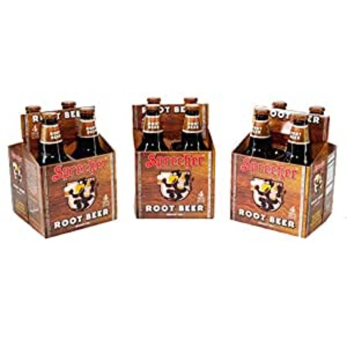 Sprecher Root Beer, Fire-Brewed Craft Soda, Glass Bottle, 16oz, 12 Pack - Root Beer 16 Fl Oz (Pack of 12)