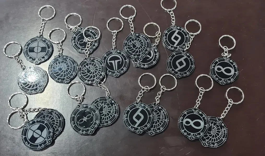 Dune Keyrings (House Atreides)