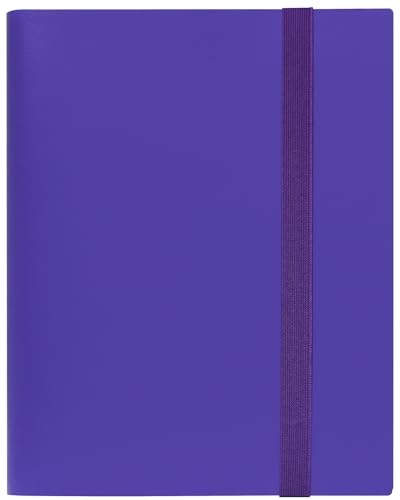 GEAoffice Card Binder 9 Pocket, 360 Pockets Trading Card Album Folder for Standard Cards, Side Loading Card Collection Folder for MTG, TCG, Sport Cards, (Purple) - Purple