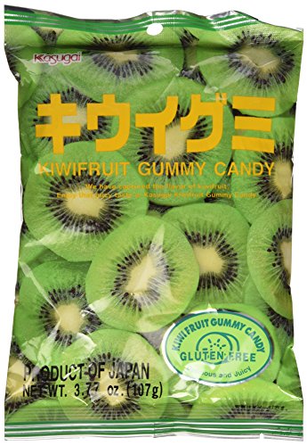Japanese Fruit Gummy Candy from Kasugai - Kiwi - 107g - 3.77 Ounce (Pack of 1)