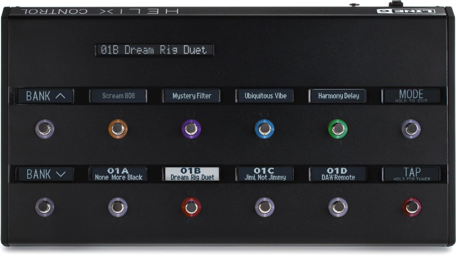 Line 6 Helix Control Floor Controller for Helix Rack