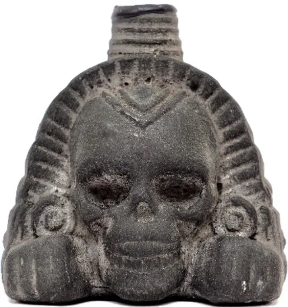 Screaming Aztec Death Whistle (Obsidian Black)