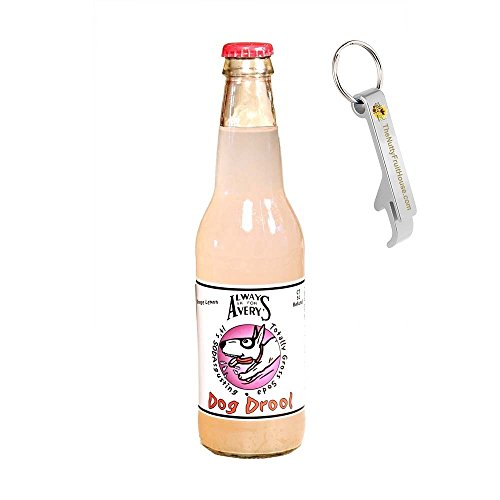 Avery's "Totally Gross" Dog Drool Soda Pop 12-Ounce Bottle 1 Count (With Exclusive Stainless Steel Bottle Opener) - Dog Drool