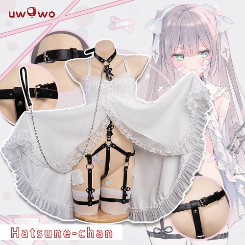 【In Stock】Uwowo Miku Chan Hatsune Sexy Underwear SM Loli Cosplay Costume - S
