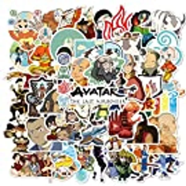 Avatar The Last Airbender Stickers 50PCSVariety Vinyl Waterproof Car Sticker Motorcycle Bicycle Luggage Decal Graffiti Patches Skateboard Stickers for Laptop Stickers (Avatar The Last Airbender)