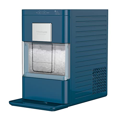 FRIGIDAIRE Gallery EFIC255 Countertop Crunchy Chewable Nugget Ice Maker, 44lbs per Day, Auto Self Cleaning, 2.0 Gen, Navy - Navy - Nugget Ice