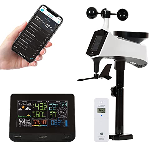 La Crosse Technology V42-PRO-INT Professional Weather Center with Combo Sensor and Remote Monitoring, Black - Black