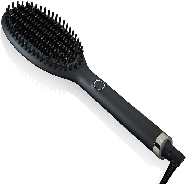 ghd Glide Hot Brush, Ionic Hair Straightening Brush, Black
