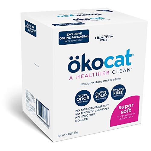 ökocat Super Soft Natural Wood Clumping Cat Litter with Odor Control 14 lbs Large - Large - Super Soft