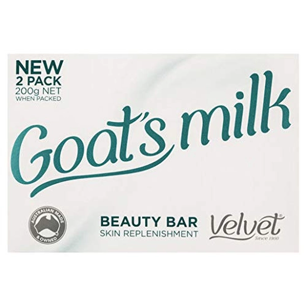 Velvet Goats Milk Beauty Bar Soap 2pk