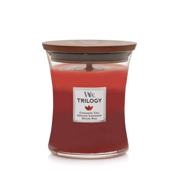 WoodWick Exotic Spices Trilogy Candle, Medium