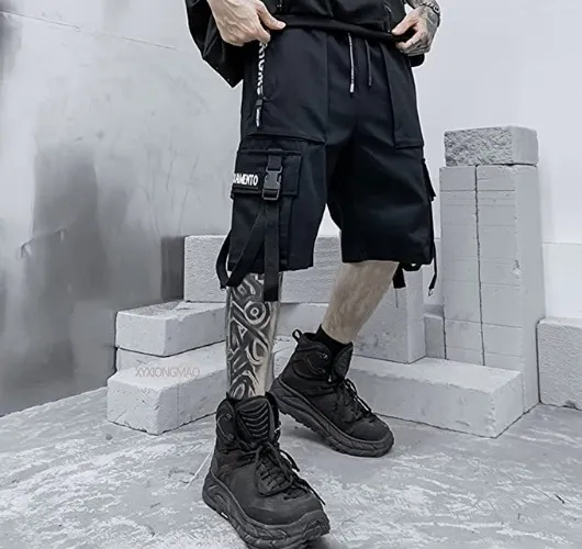 XYXIONGMAO Techwear Shorts Mens Cargo