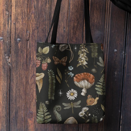 Dark Forest Canvas Tote Bag
