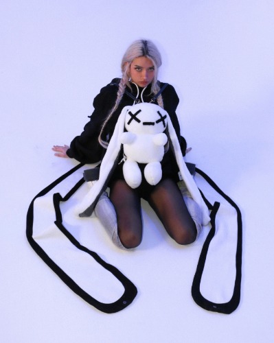 Zombie Bunny Hoodie | X-Large
