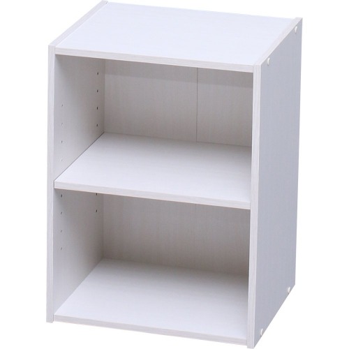 Iris Ohyama MDB-2K Color Box Storage Box, Bookcase, 2 Tiers, Movable Shelf, (W x D x H): 14.4 x 11.4 x 19.5 inches (36.6 x 29 x - 2)2段 - Off-white (movable shelf)