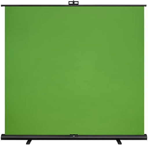 Elgato Green Screen XL - Extra Wide 79x72 Chroma Key Panel, Wrinkle-Resistant Fabric for Background Removal for Streaming, Video Conferencing, on Instagram, YouTube, TikTok, Zoom, Teams, OBS - Green Screen - Collapsible XL (79 x 72 in)