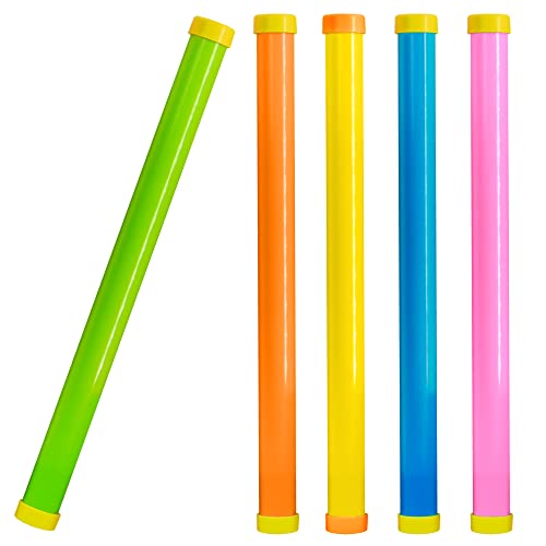 NOVELTY PLACE Groan Tube Noise Makers 5 Pack - Noise Stick Funny Party Noisemaker for Kids and Adults Party Favor Sound Tubes Toys Multiple Colors - Multicolor