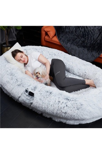 Faux Fur Human Pet Bed