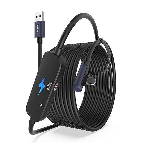Syntech Link Cable with Charging 16FT Compatible with Meta Quest 3