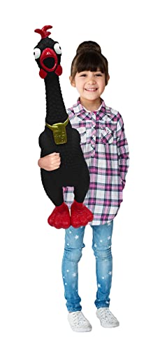 Animolds Hug Me Giant Rubber Chicken- Huge Screaming Rubber Chicken Toy for Kids Novelty Extra Large Squeaky Toy | Our Biggest Chicken Yet! (Random Color) - Random Color