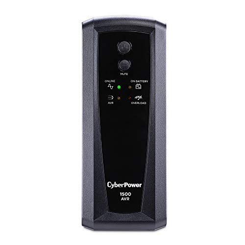 CyberPower CP1500AVRT AVR UPS System, 1500VA/900W, 10 Outlets, Mini-Tower - CP1500AVRT - UPS System