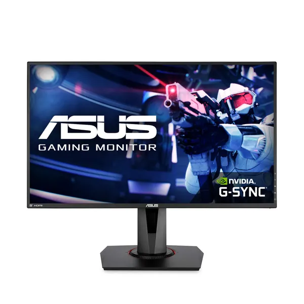 ASUS VG278QR 27” Gaming Monitor 165Hz Full HD (1920 x 1080) 0.5ms G-SYNC Eye Care DisplayPort HDMI DVI - 27 Inches 1920 x 1080 Pixels 0.5ms 165Hz G-SYNC Height Adjustable