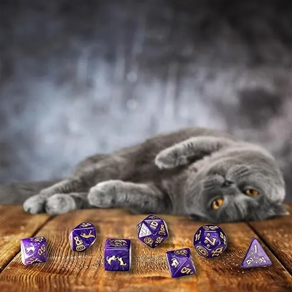 Cats Dice Set: Purrito
