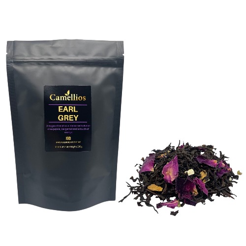 Earl Grey Tea, Black Loose Leaf Tea, Camellios (200g/7oz)