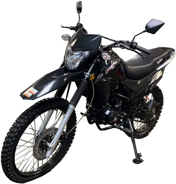 X-Pro Hawk 250 Dirt Bike Motorcycle Bike Dirt Bike Enduro Street Bike Motorcycle Bike(Black) - Black