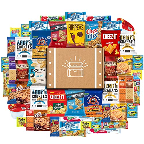 Cookies, & Chips Ultimate Snacks Care Package Bulk Variety Pack Bundle Sampler (50 Count) - 50 Piece Set