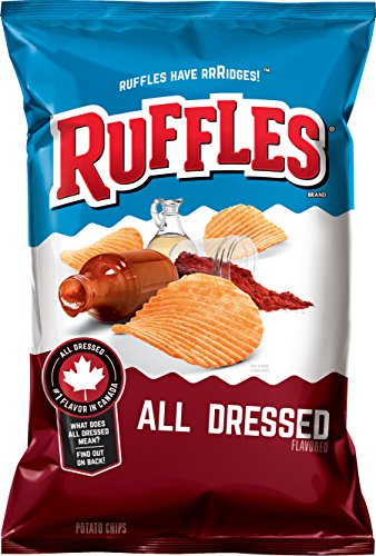 Ruffles All Dressed Ridged Potato Chips, 8.5 Ounce - All Dressed Flavored