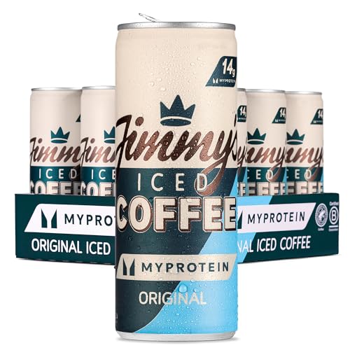 Jimmy's Iced Coffee x Myprotein Original SlimCan 12 x 250ml Protein Enriched Drink Multipack